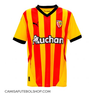 Camisa de time de futebol RC Lens Andy Diouf #18 Replicas 1º Equipamento 2024-25 Manga Curta Camisa de time de futebol RC Lens Andy Diouf #18 Replicas 1º Equipamento 2024-25 Manga Curta